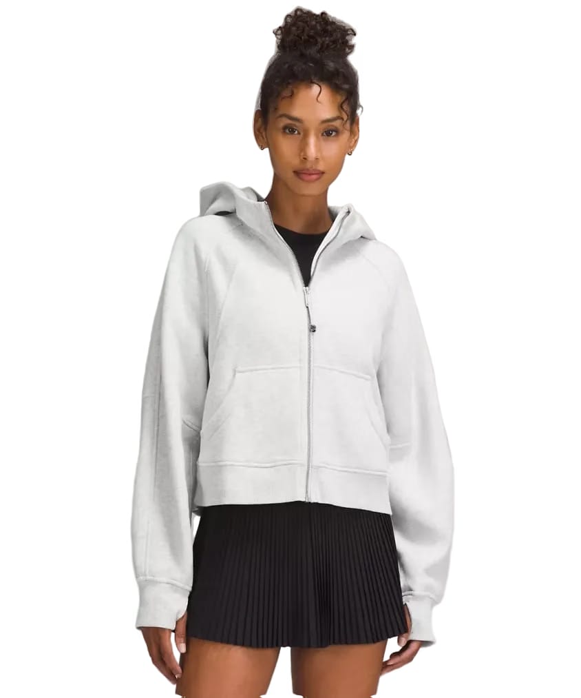Lululemon Scuba Oversized Full-Zip Hoodie Heathered Core Ultra Light Grey