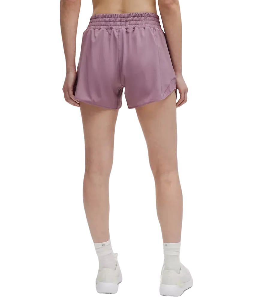 Lululemon Hotty Hot High-Rise Lined Shorts 4" Lavender Lux