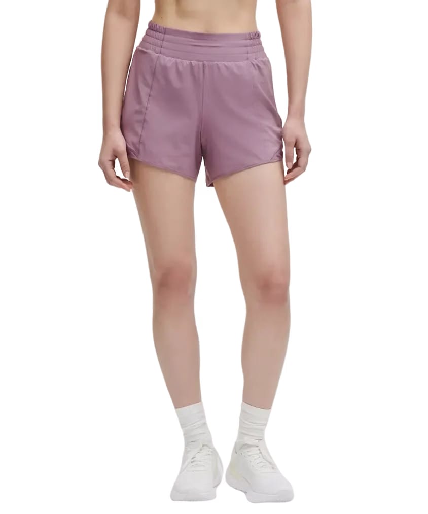 Lululemon Hotty Hot High-Rise Lined Shorts 4" Lavender Lux