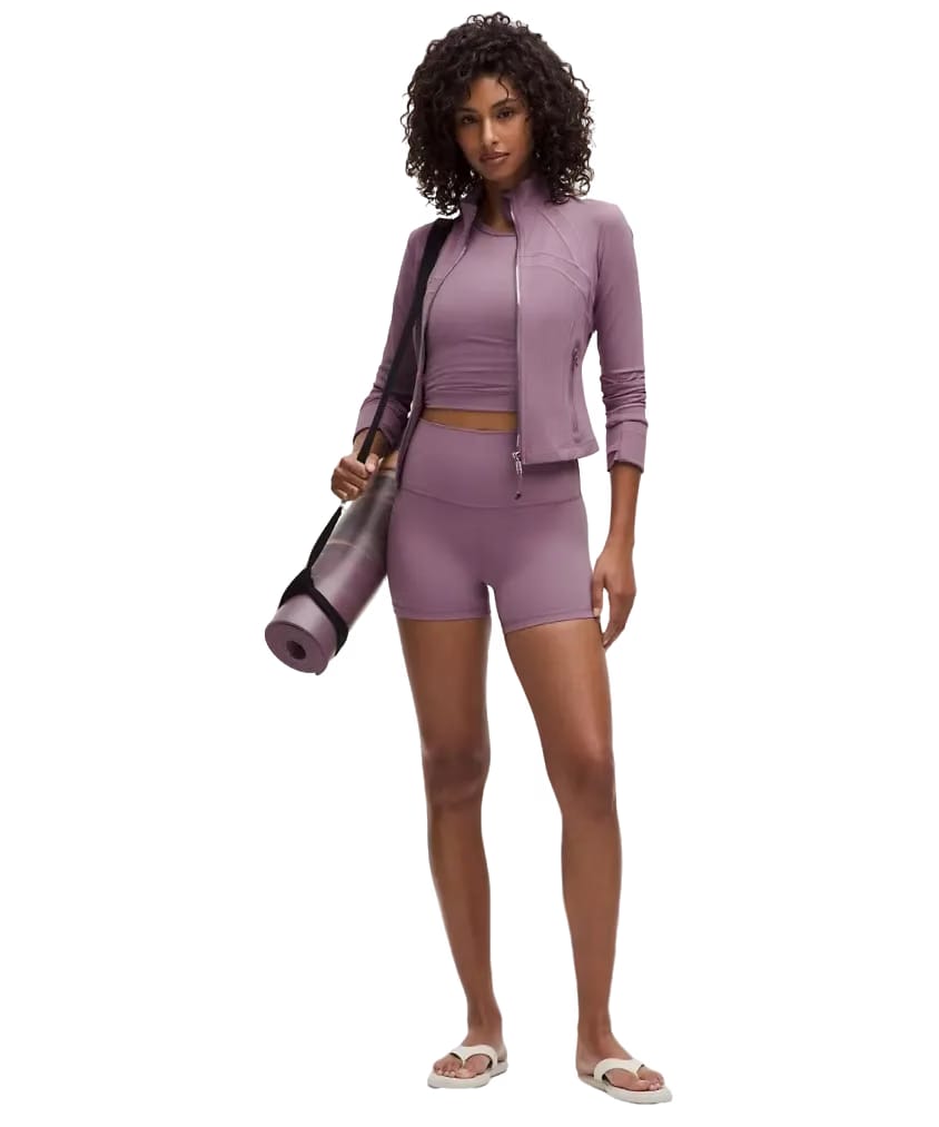 Lululemon Define Cropped Jacket Nulu Lavender Lux/Mirror Silver