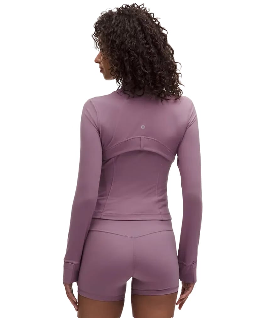 Lululemon Define Cropped Jacket Nulu Lavender Lux/Mirror Silver