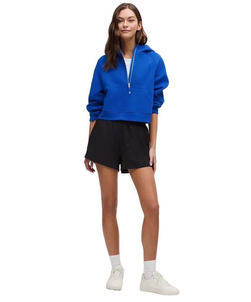 Lululemon Scuba Oversized Half-Zip Hoodie Galactic Cobalt
