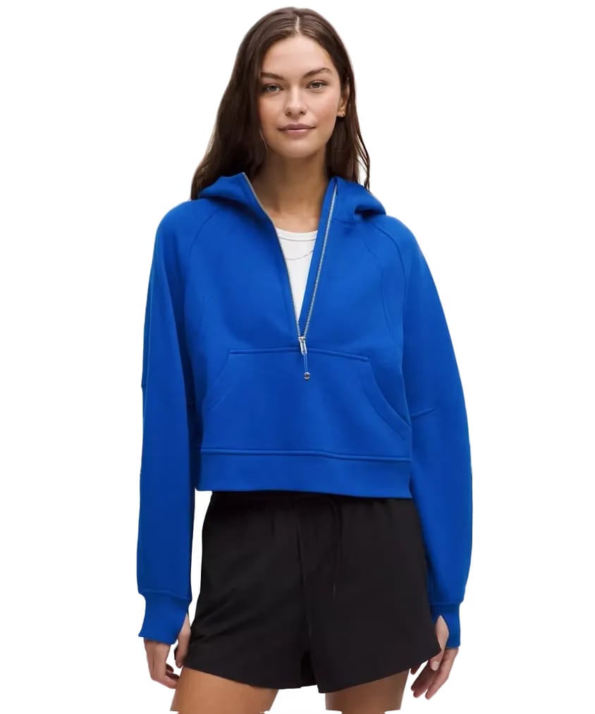 Lululemon Scuba Oversized Half-Zip Hoodie Galactic Cobalt