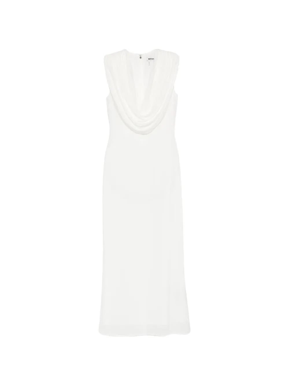 cowl-neck maxi dress