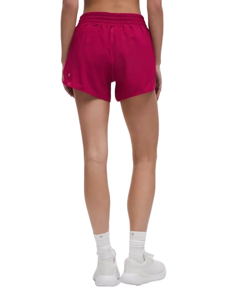 Lululemon Hotty Hot High-Rise Lined Shorts 4" Magenta Smoke