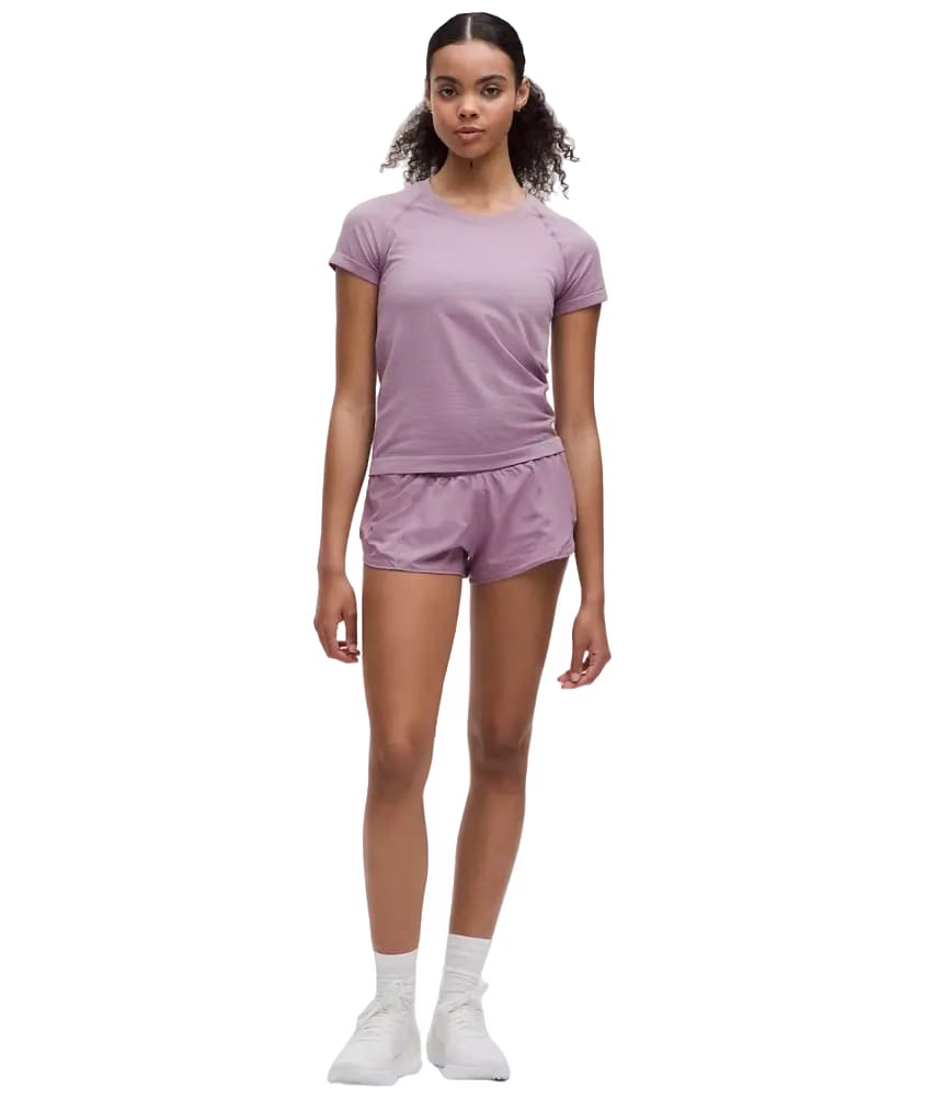 Lululemon Hotty Hot Low-Rise Lined Shorts 2.5" Lavender Lux
