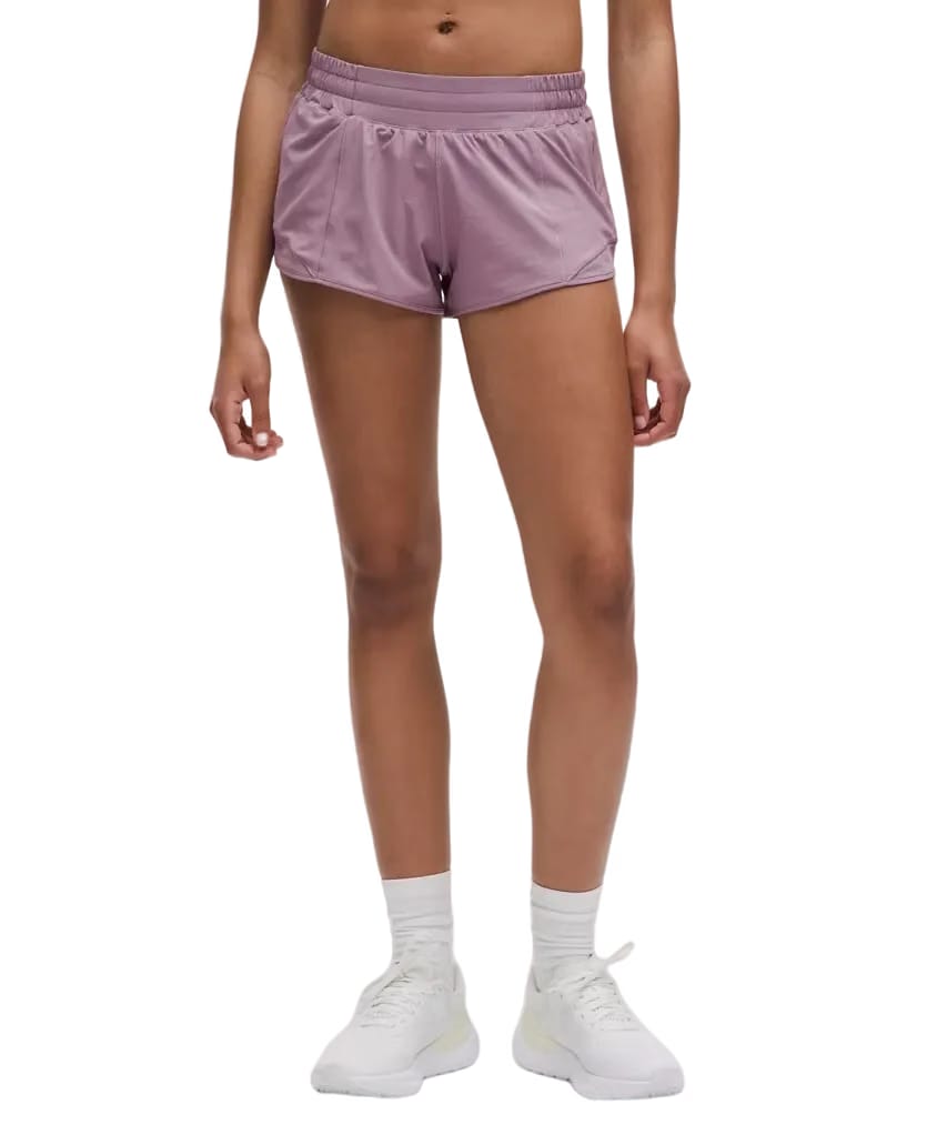 Lululemon Hotty Hot Low-Rise Lined Shorts 2.5" Lavender Lux