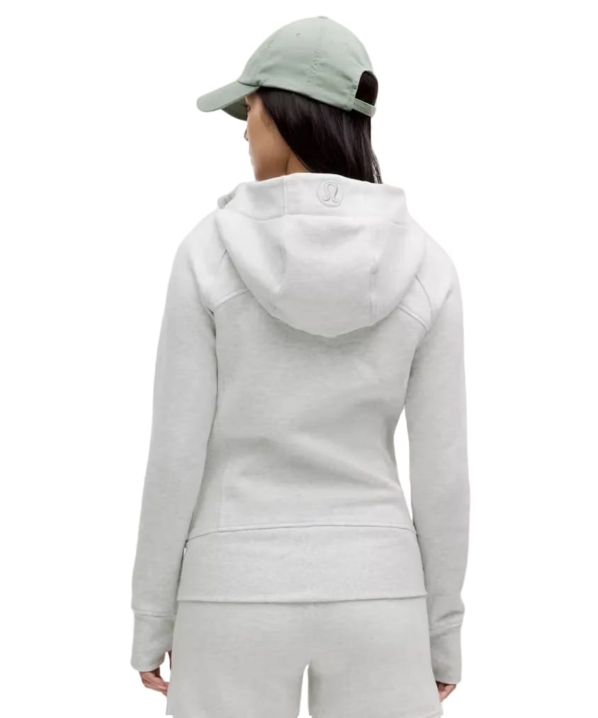 Lululemon Scuba Full-Zip Hoodie Heathered Core Ultra Light Grey
