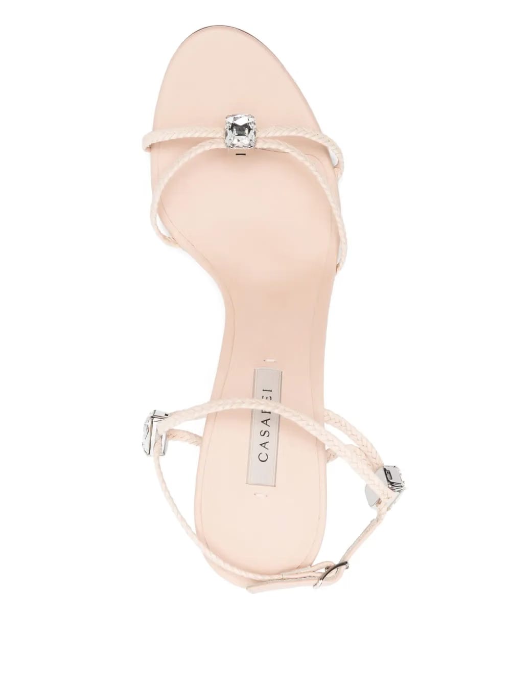80mm crystal-embellished sandals