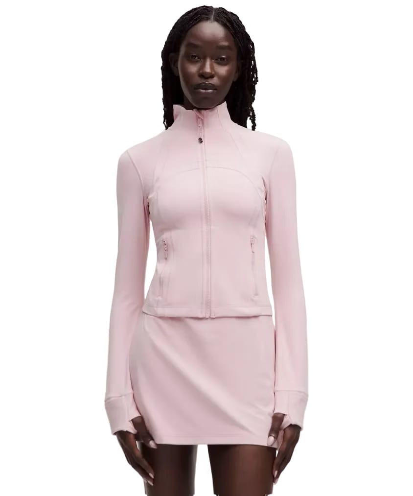 Lululemon Define Cropped Jacket Nulu Pink Haze