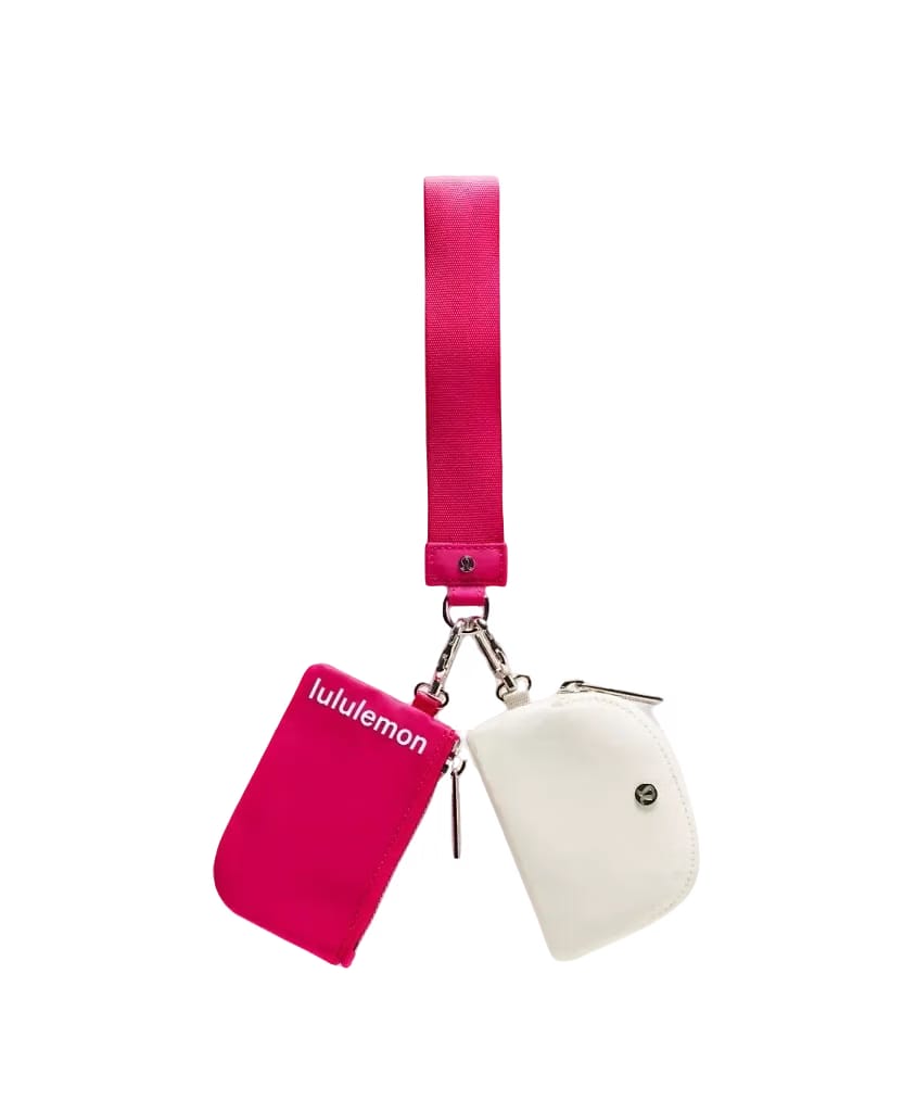 Lululemon Dual Pouch Wristlet Passionate/Bone