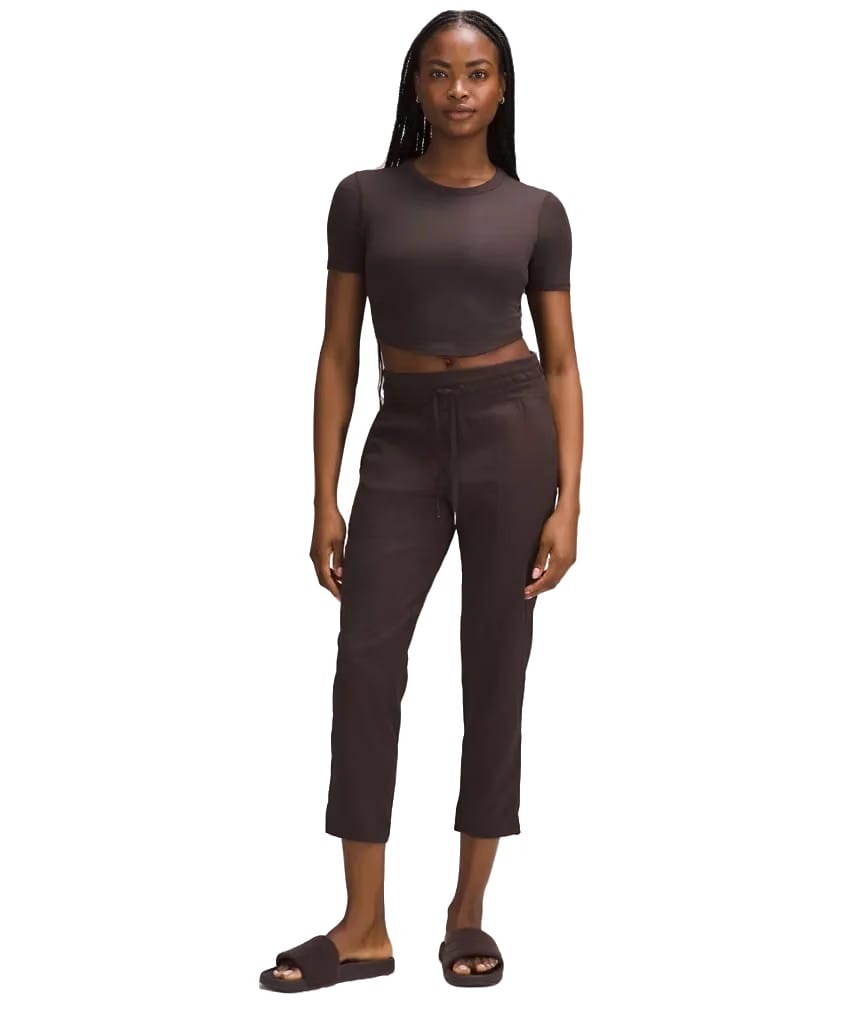 Lululemon Dance Studio Mid-Rise Cropped Pant Espresso