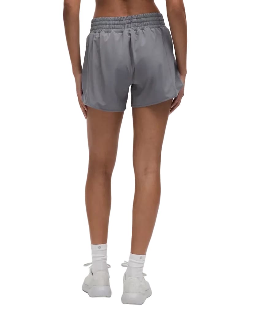 Lululemon Hotty Hot High-Rise Lined Shorts 4" Solar Grey