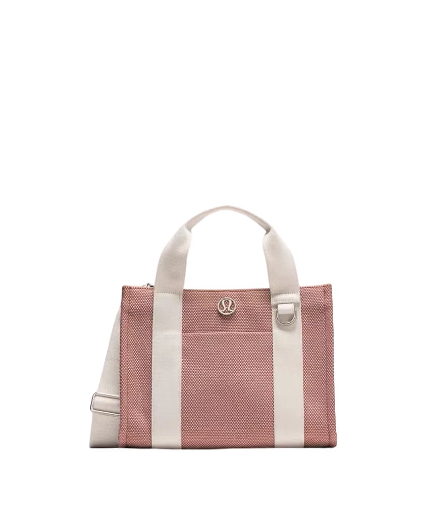 Lululemon Two-Tone Canvas Mini Tote Bag 4.5L Spiced Chai/Bone