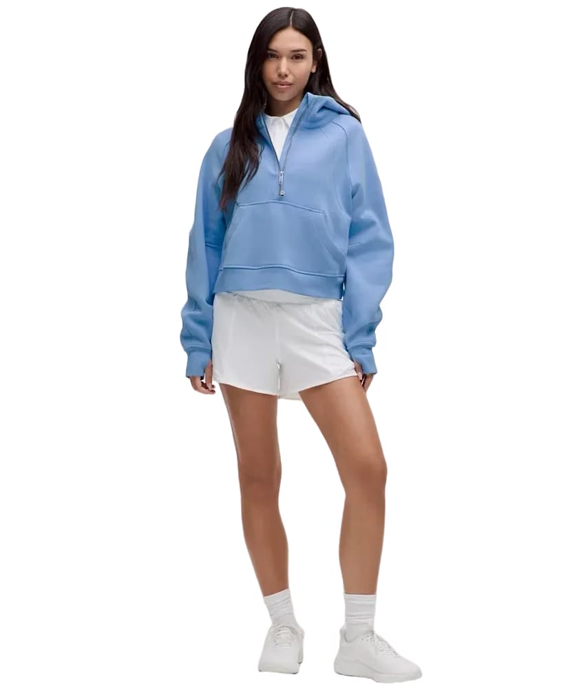 Lululemon Scuba Oversized Half-Zip Hoodie Aero Blue