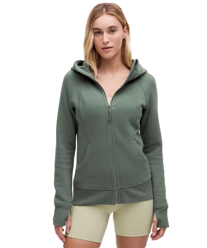 Lululemon Scuba Full-Zip Hoodie Dark Forest