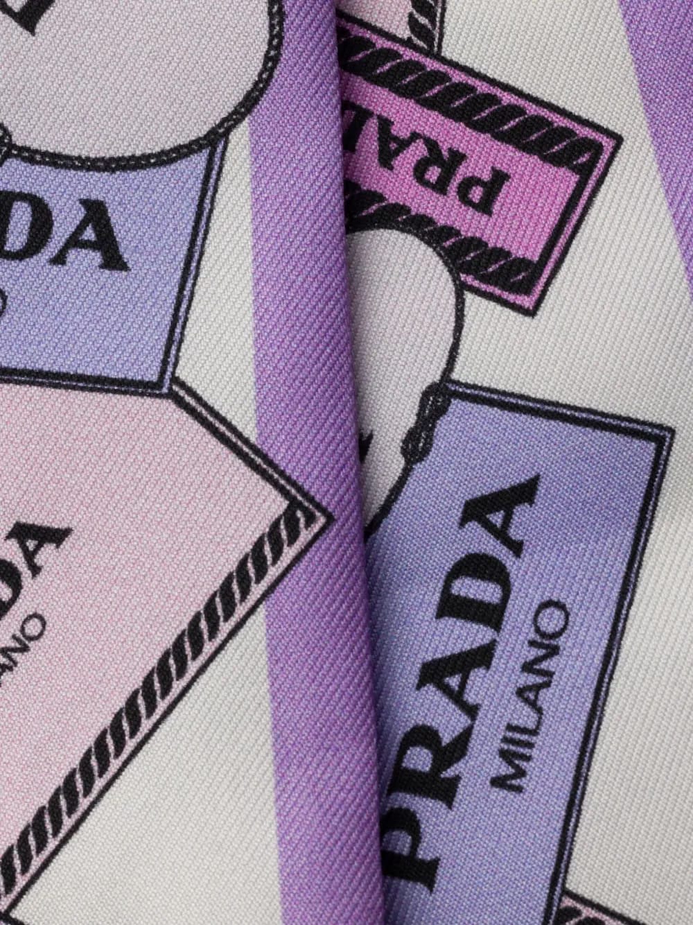 printed twill scarf