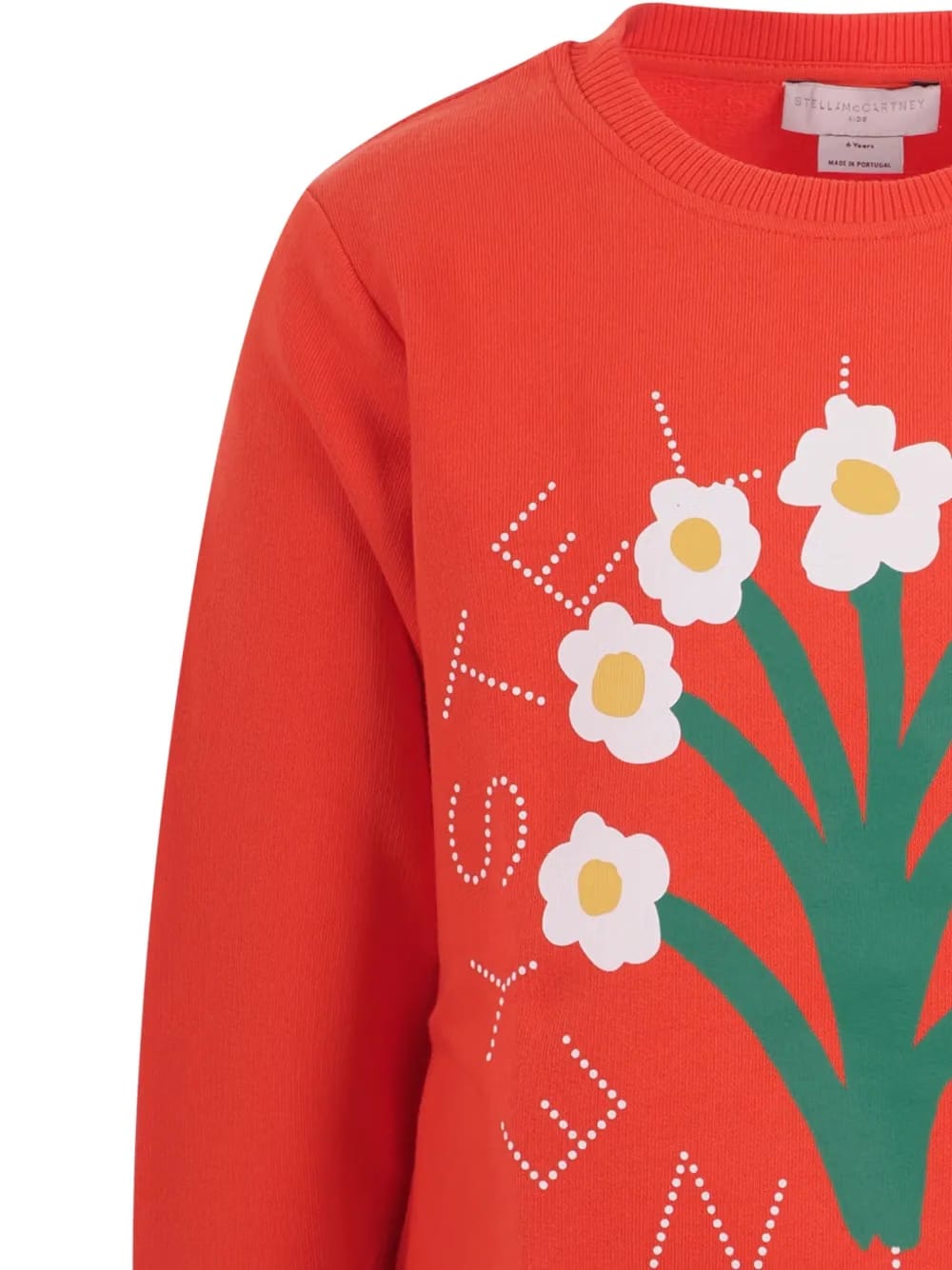 floral-print sweater