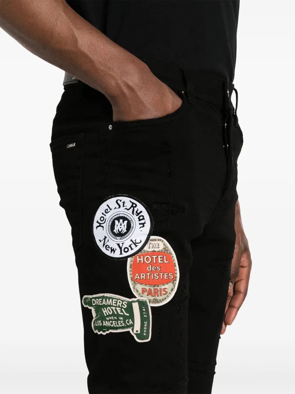 Travel Patch Repair skinny jeans