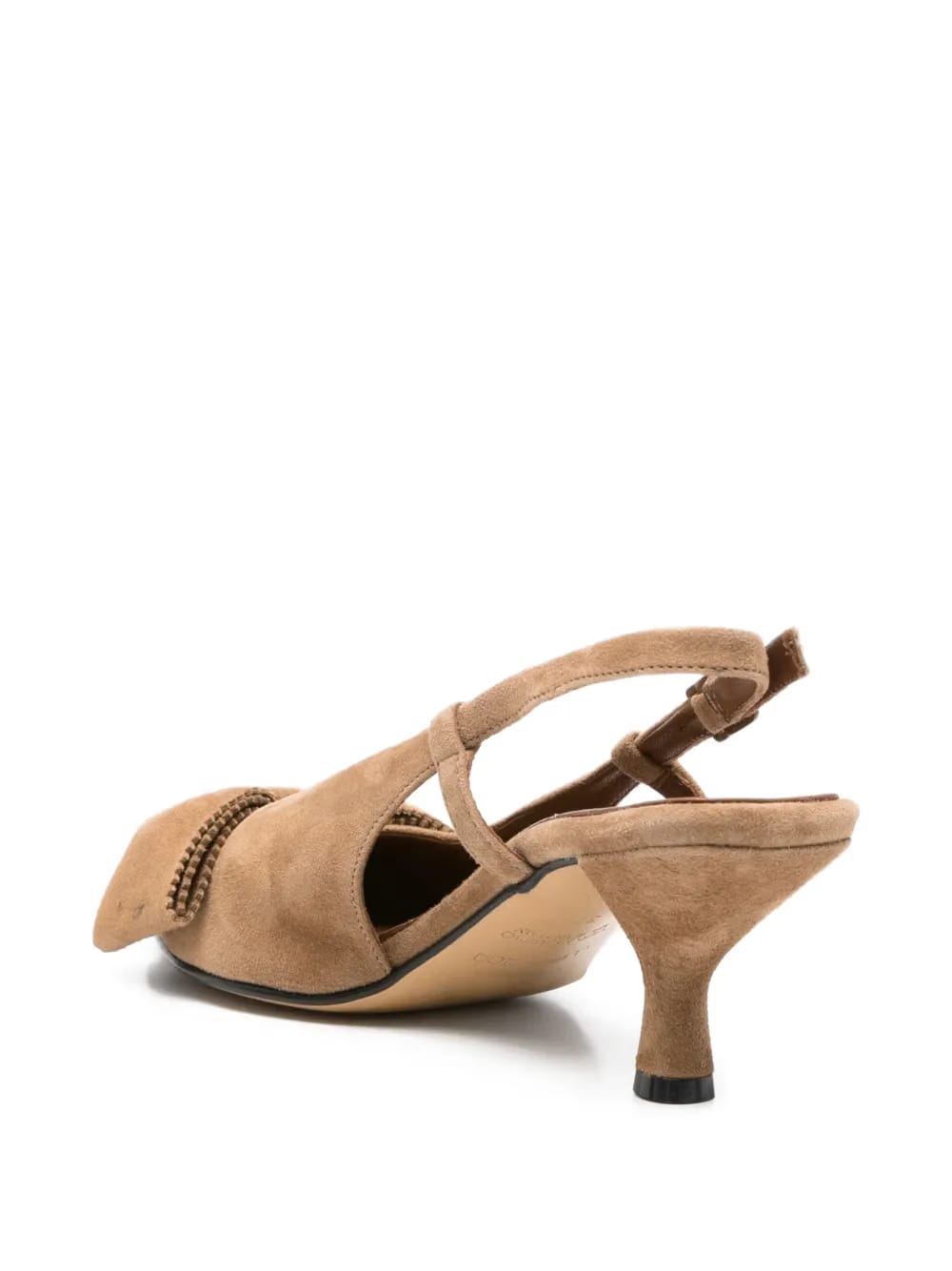 Henriette bow-detail slingback pumps