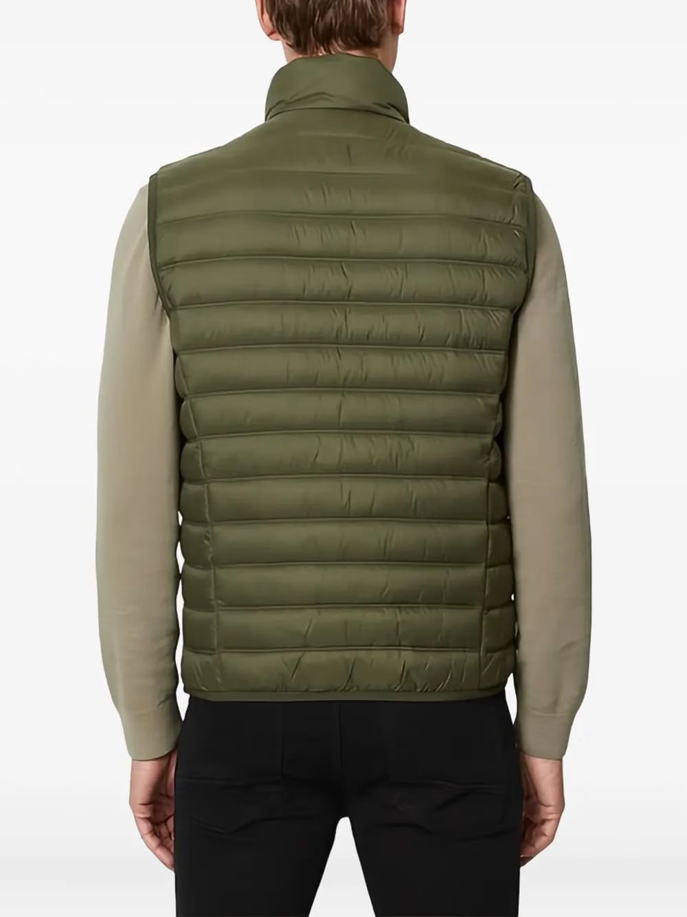 quilted zip-up gilet