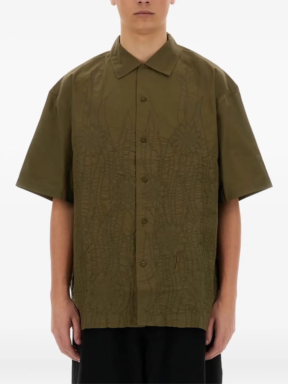 Ciders embroidered short-sleeves shirt
