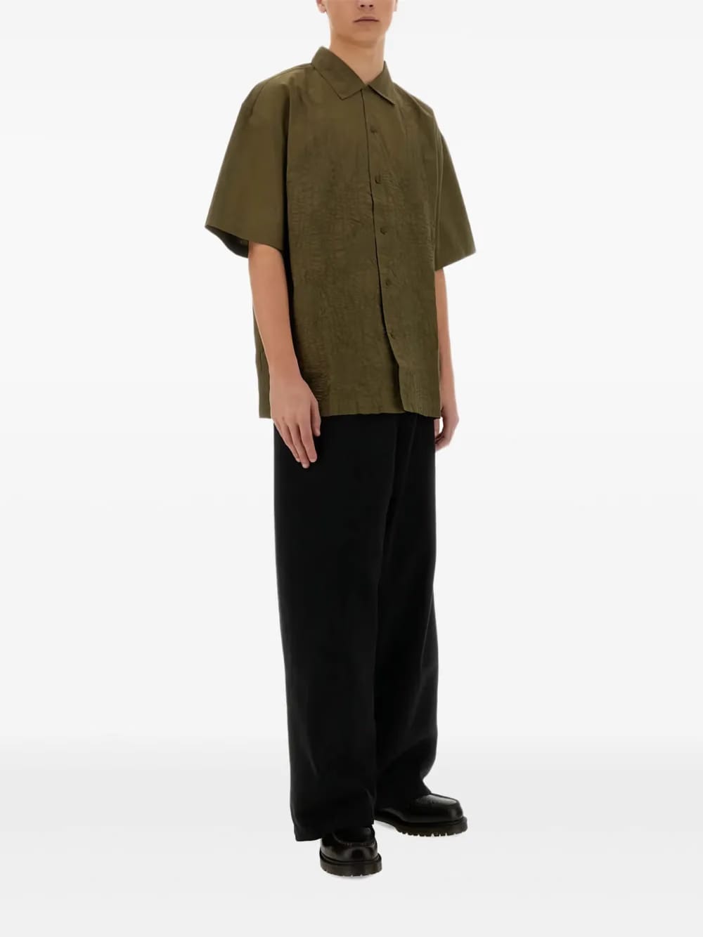Ciders embroidered short-sleeves shirt