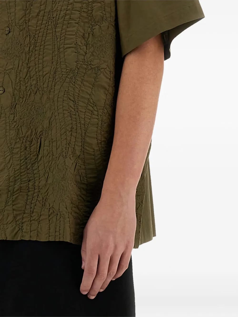 Ciders embroidered short-sleeves shirt