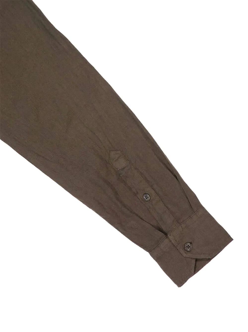 long-sleeved linen shirt