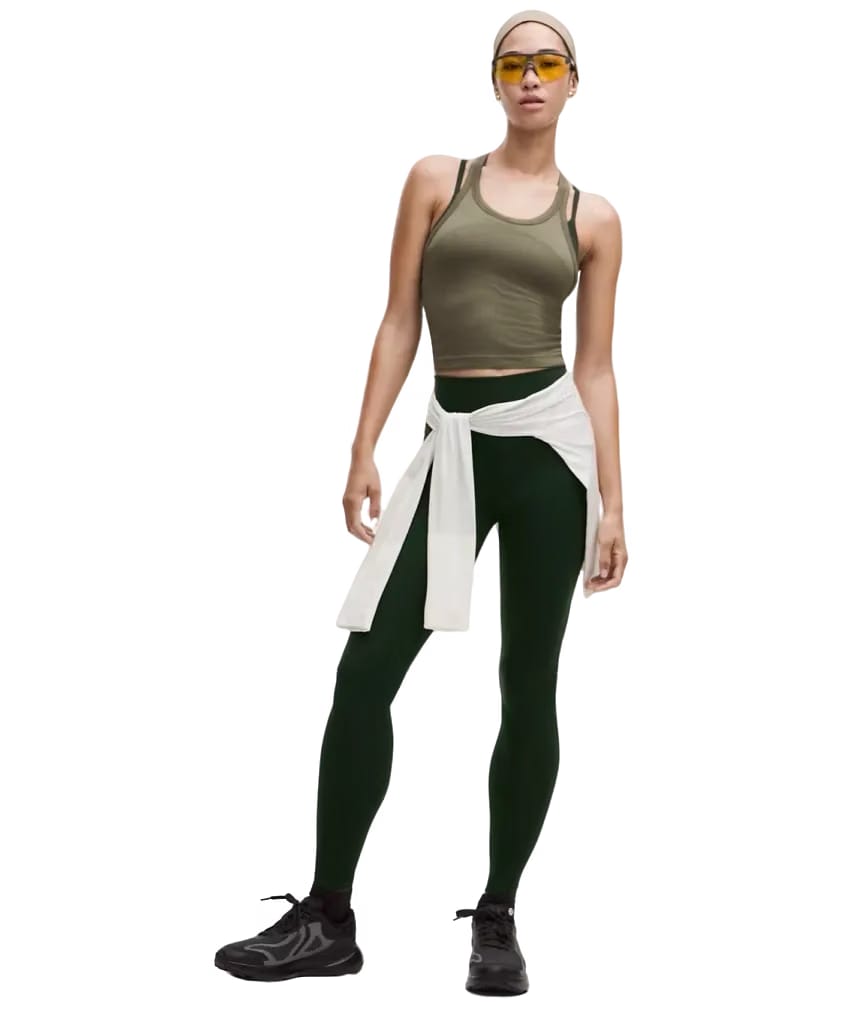 Lululemon Wunder Train High-Rise Tight 28" Rainforest Green