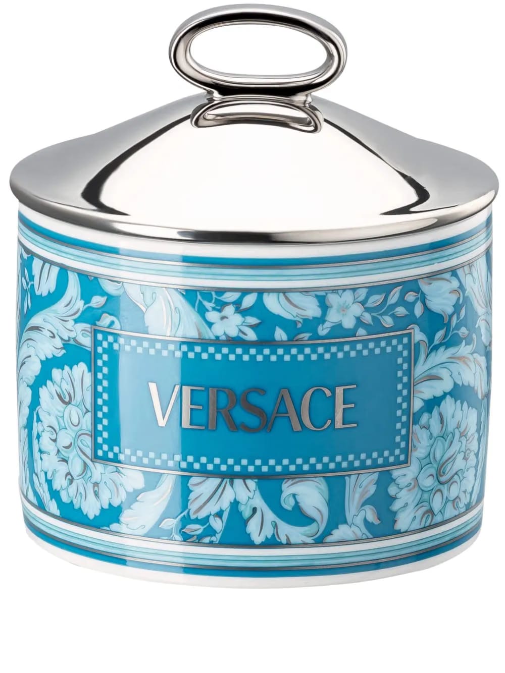 Barocco logo-print candle