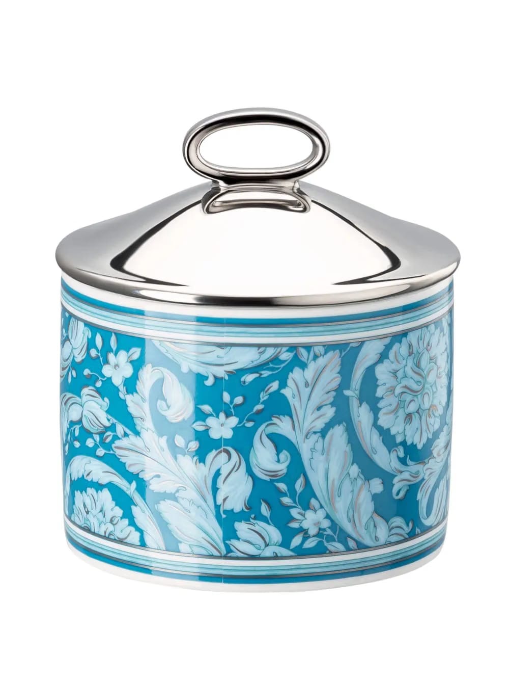 Barocco logo-print candle