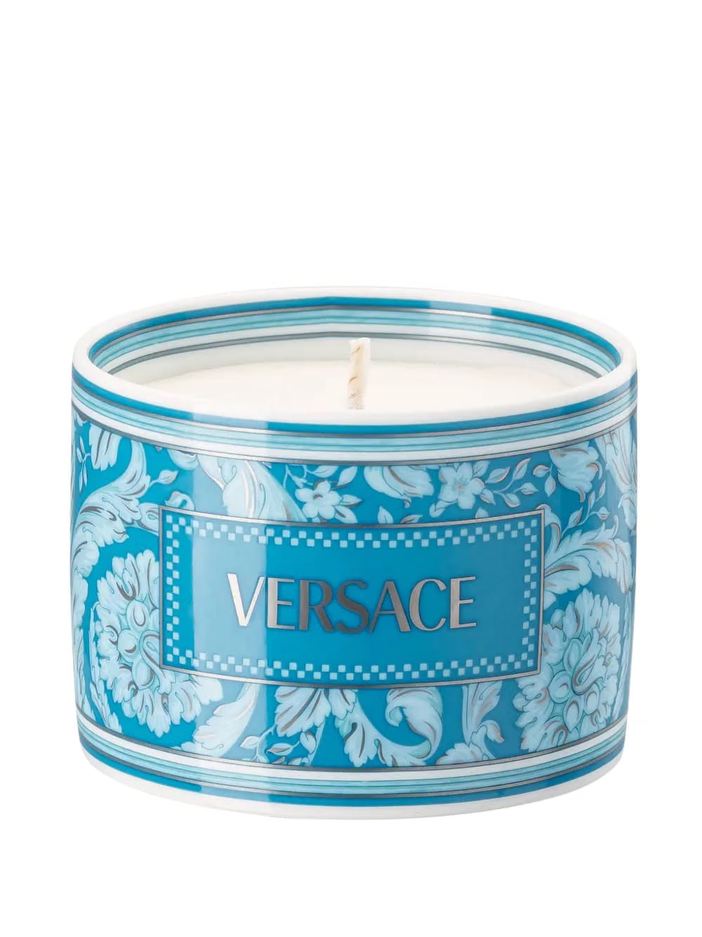 Barocco logo-print candle