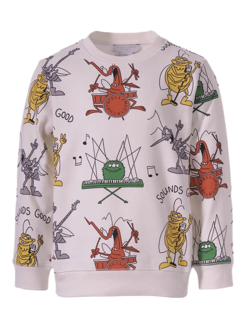 printed cotton jersey sweatshirt