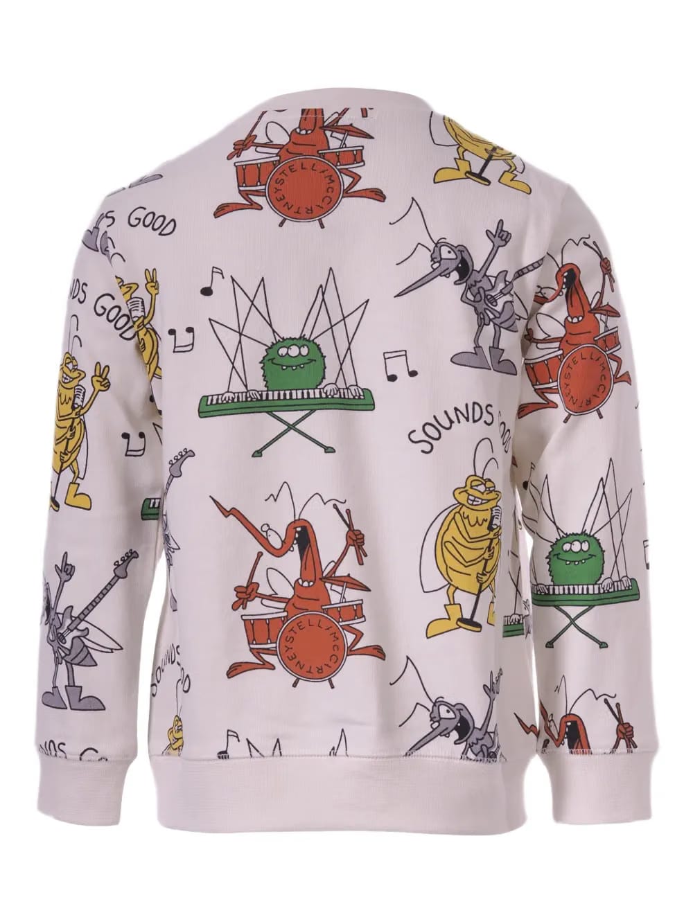 printed cotton jersey sweatshirt