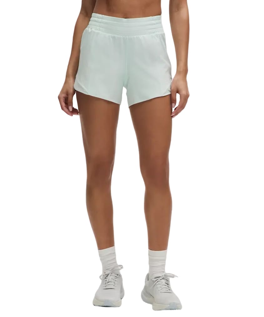 Lululemon Hotty Hot High-Rise Lined Shorts 4" Mint Breeze