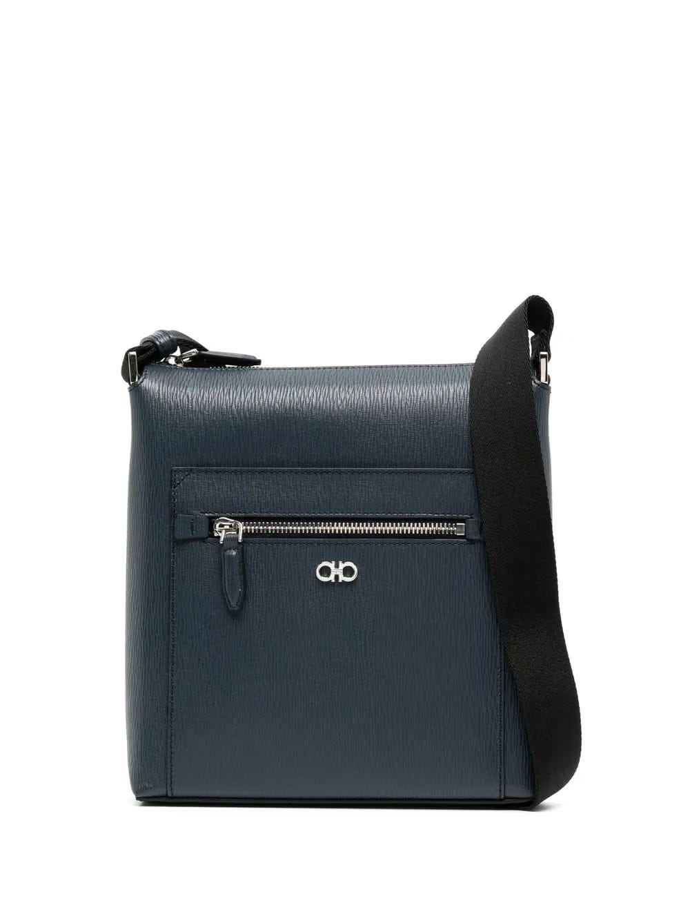 Gancini leather crossbody bag