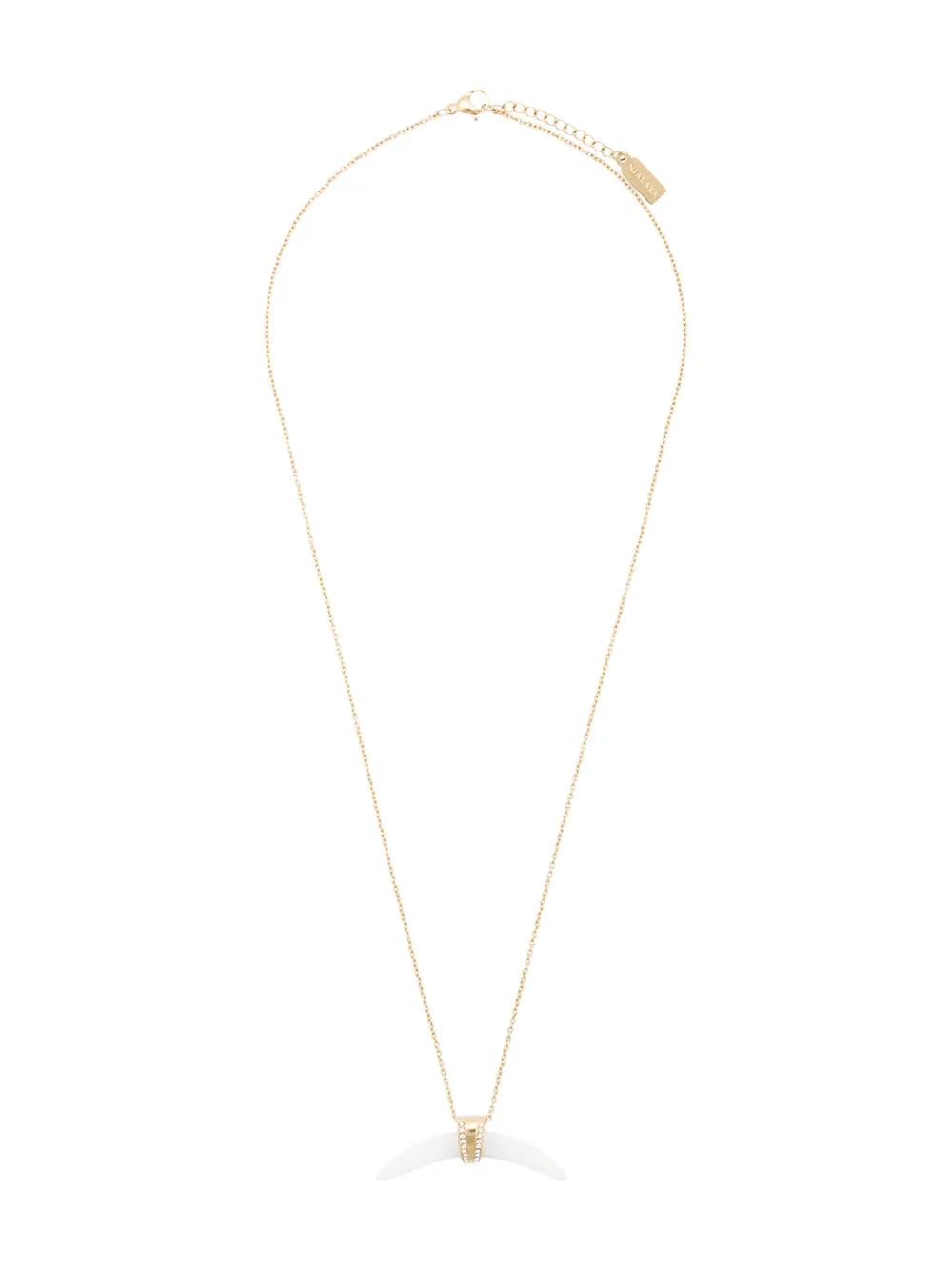 Mother Of Pearl Horn necklace