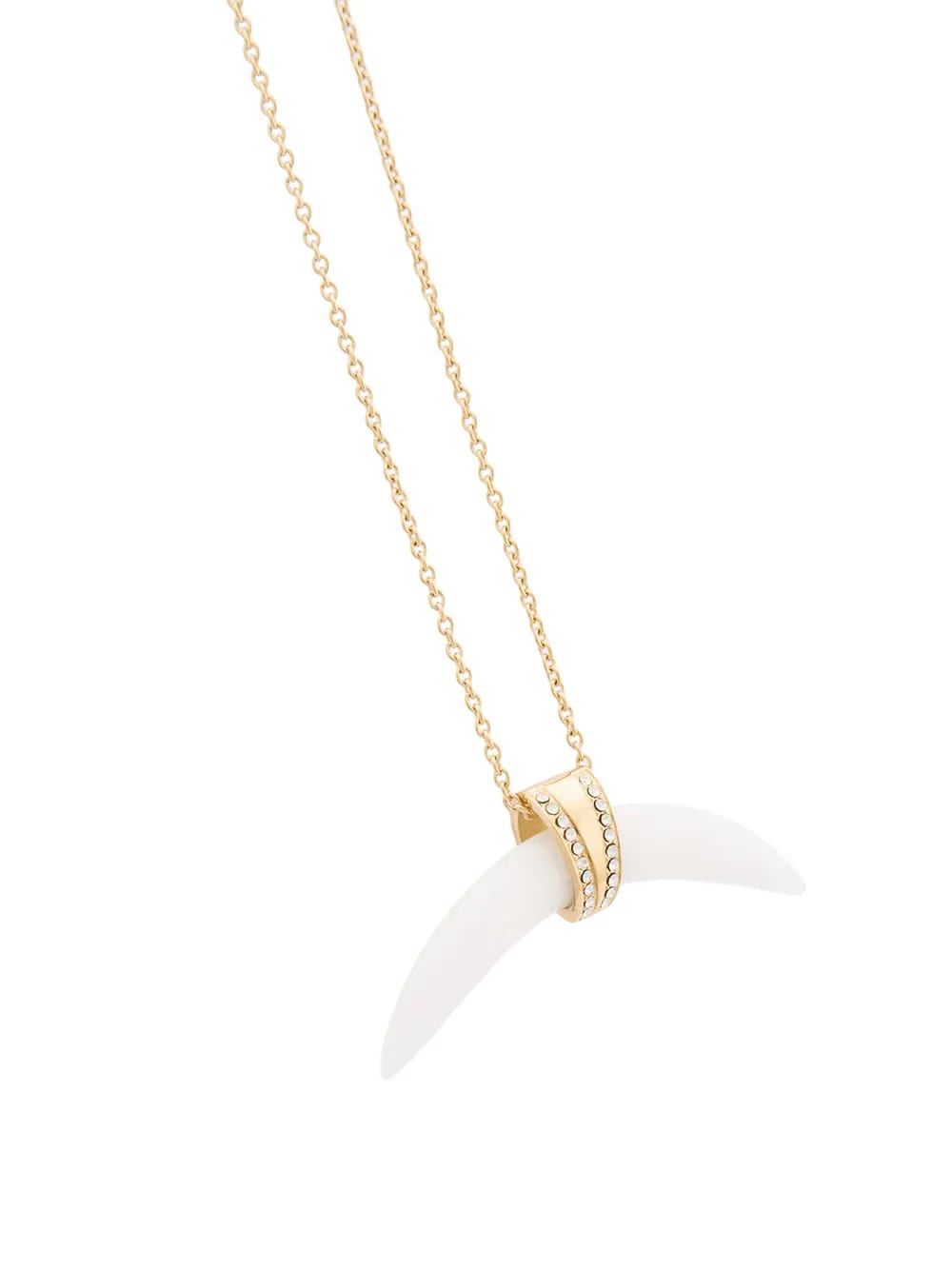 Mother Of Pearl Horn necklace