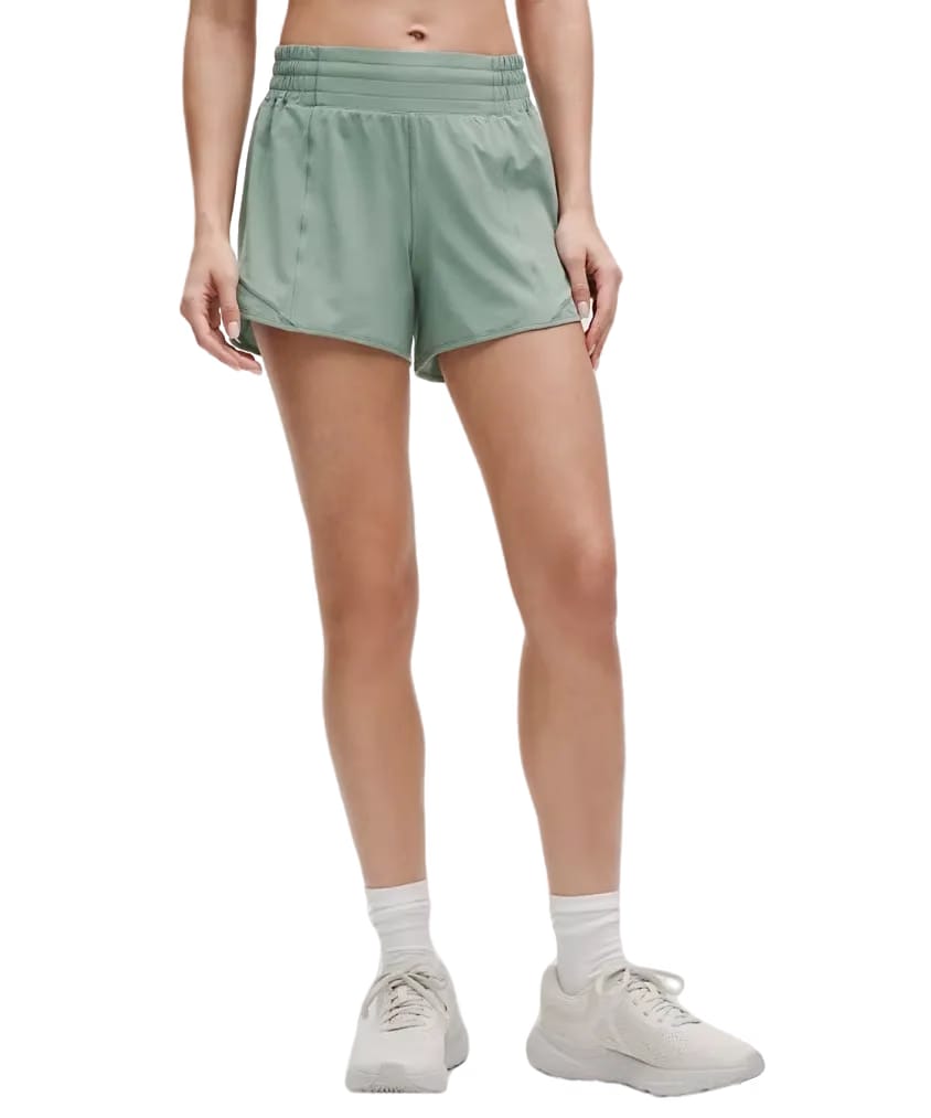 Lululemon Hotty Hot High-Rise Lined Shorts 4" Crater Blue