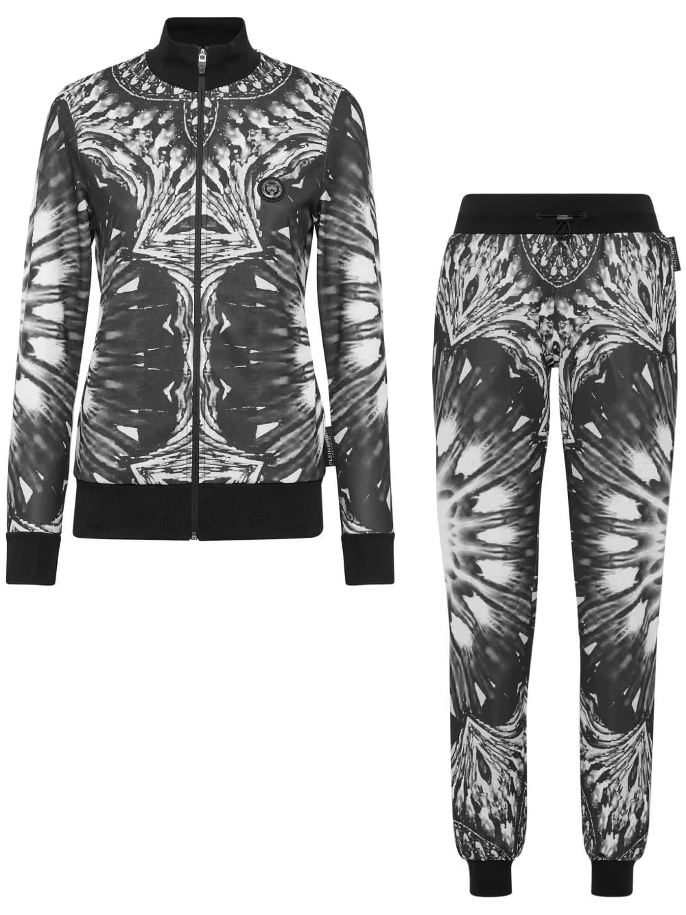 kaleidoscopic-print tracksuit set