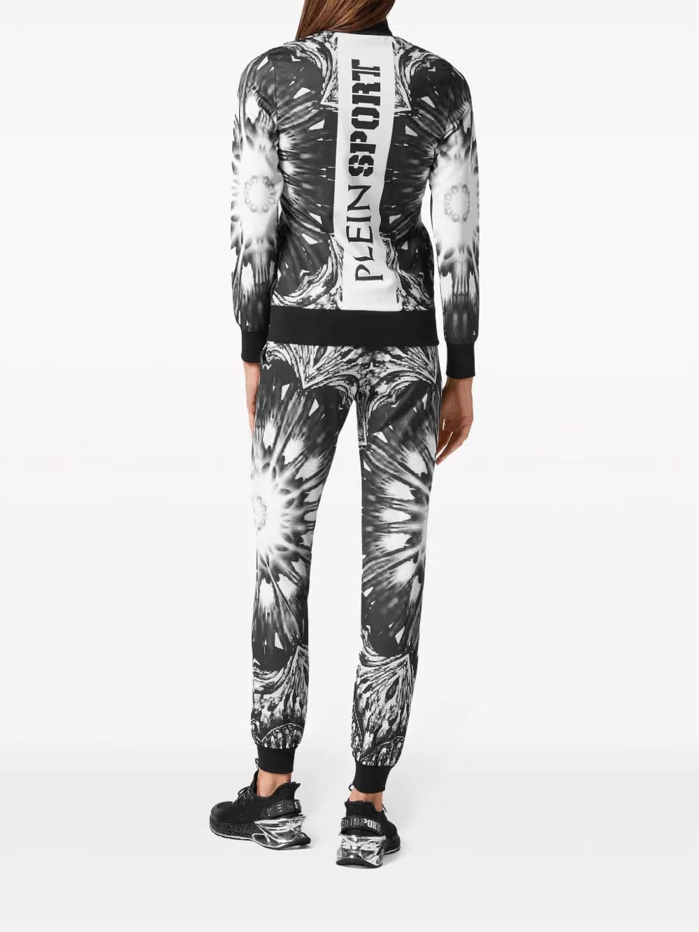 kaleidoscopic-print tracksuit set