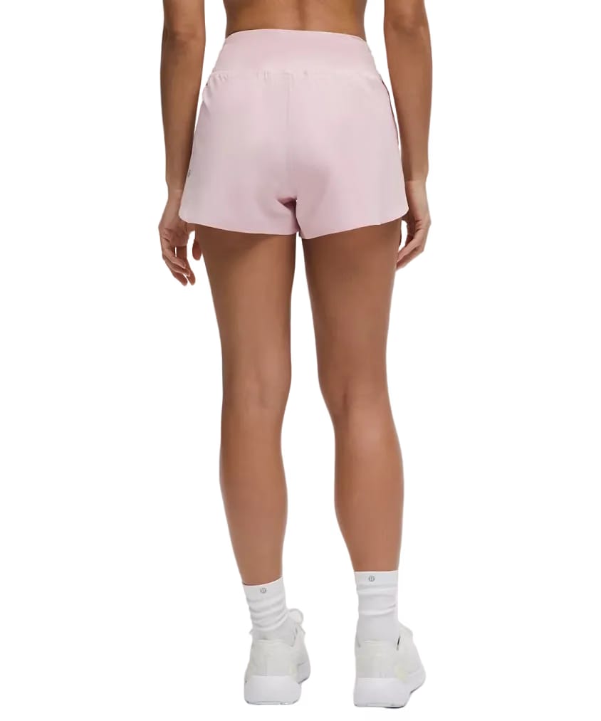 Lululemon Fast and Free High-Rise Classic-Fit Split Shorts 3" Pink Haze