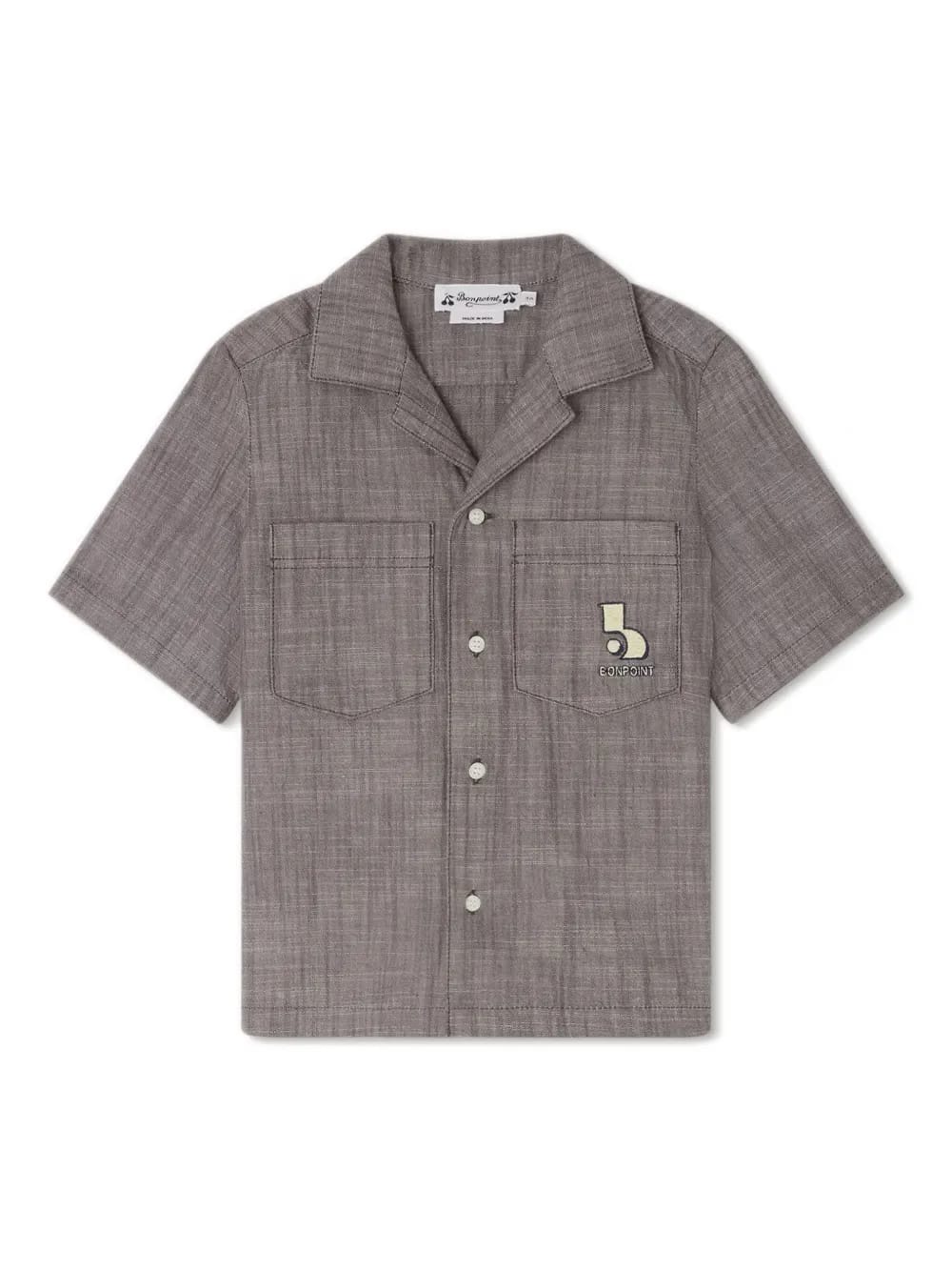Fabri logo-embroidered shirt