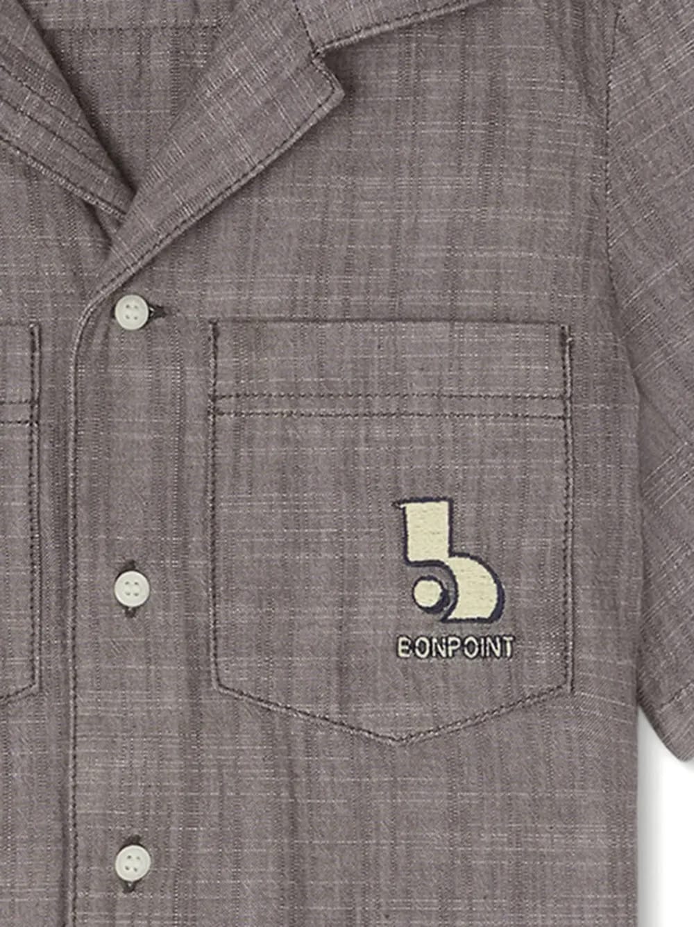 Fabri logo-embroidered shirt