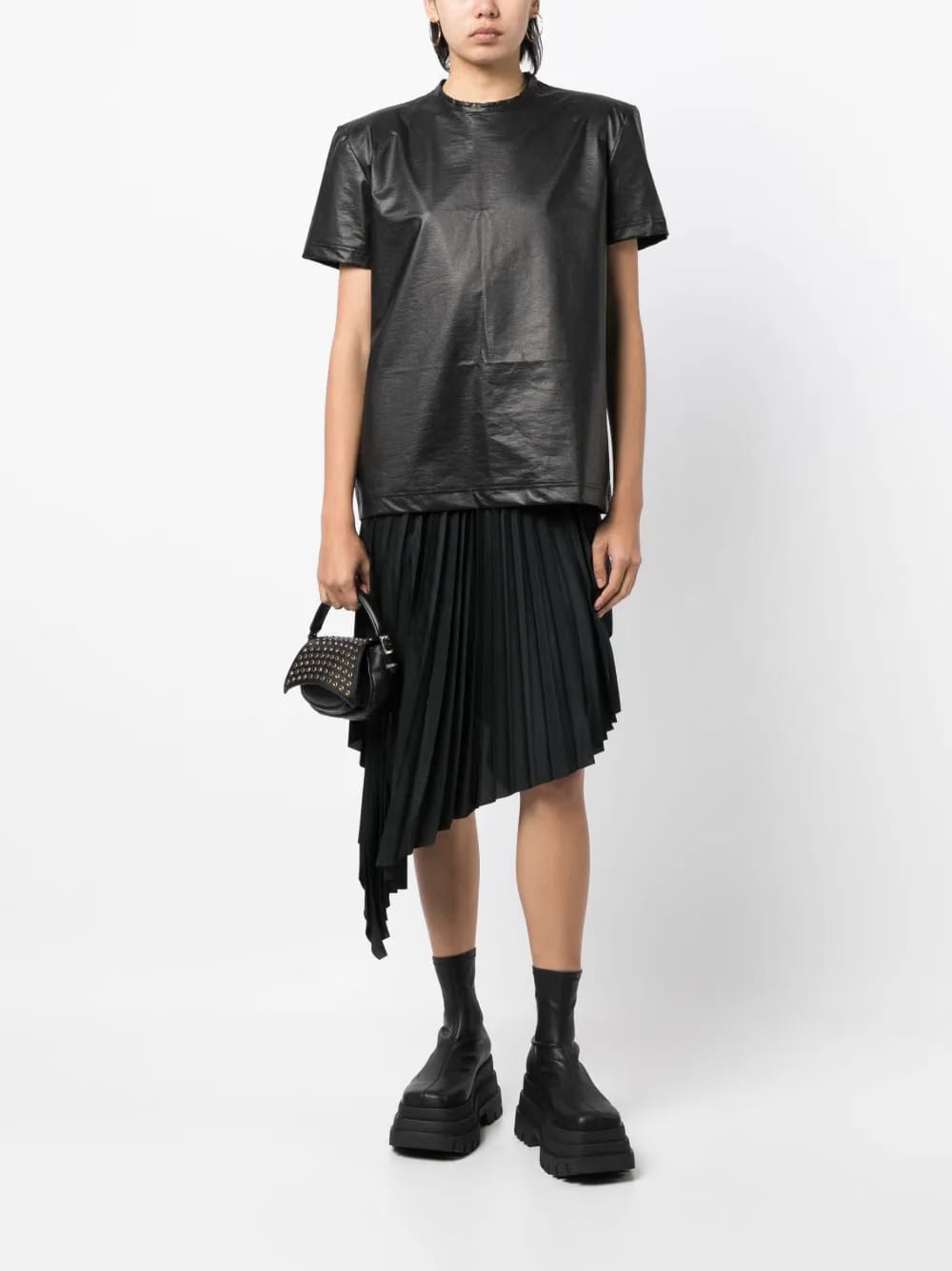 metallic short-sleeve T-Shirt