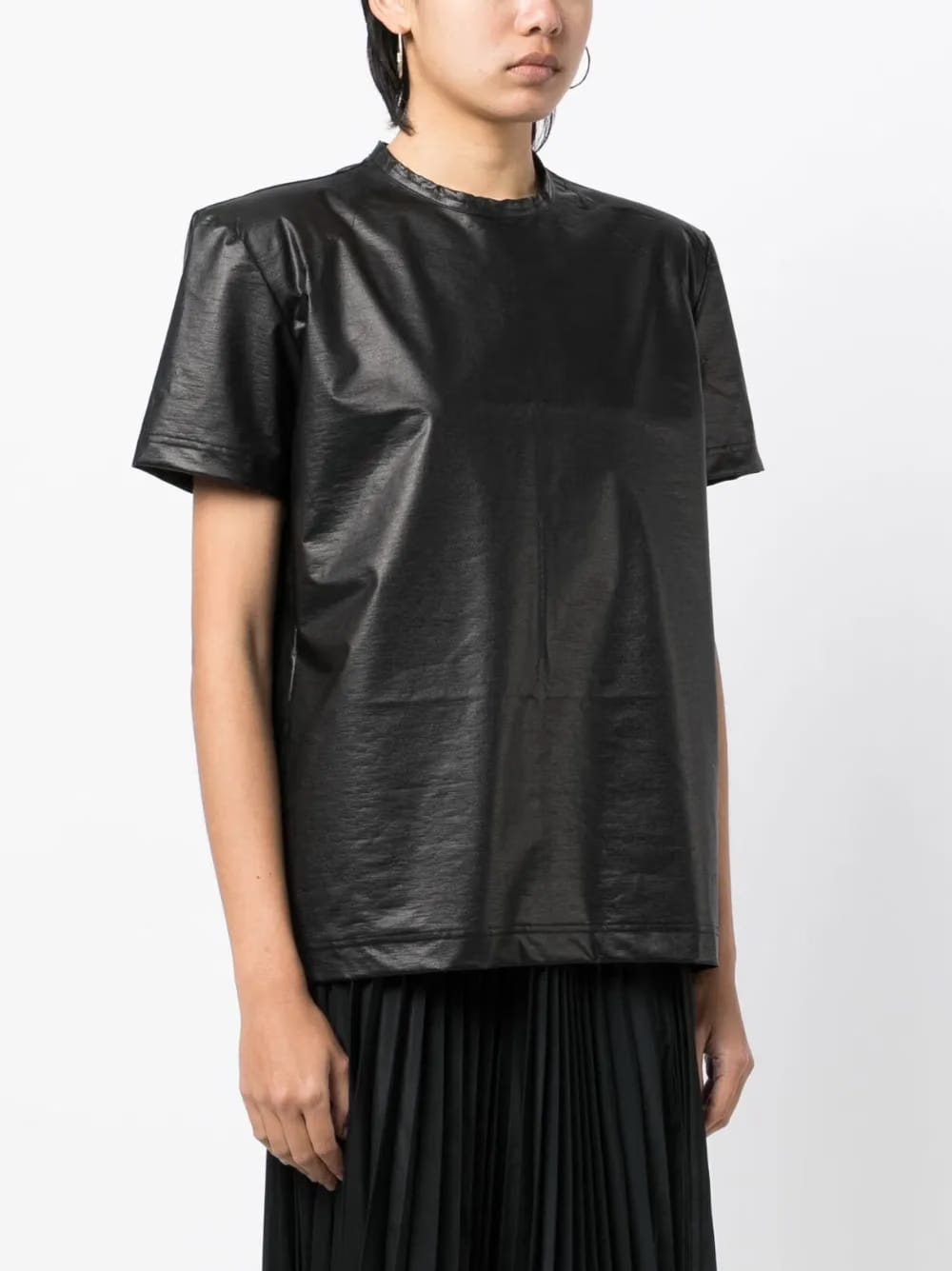 metallic short-sleeve T-Shirt