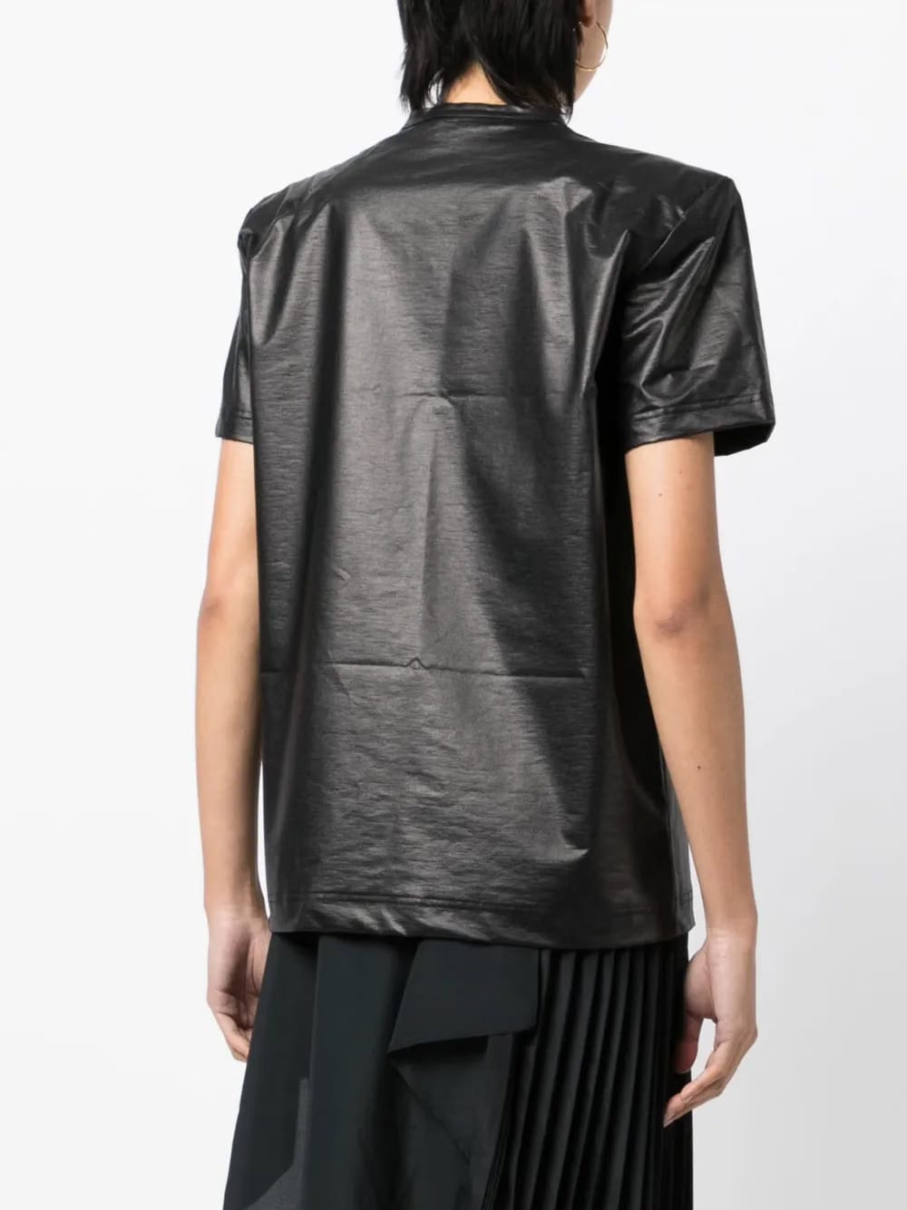 metallic short-sleeve T-Shirt