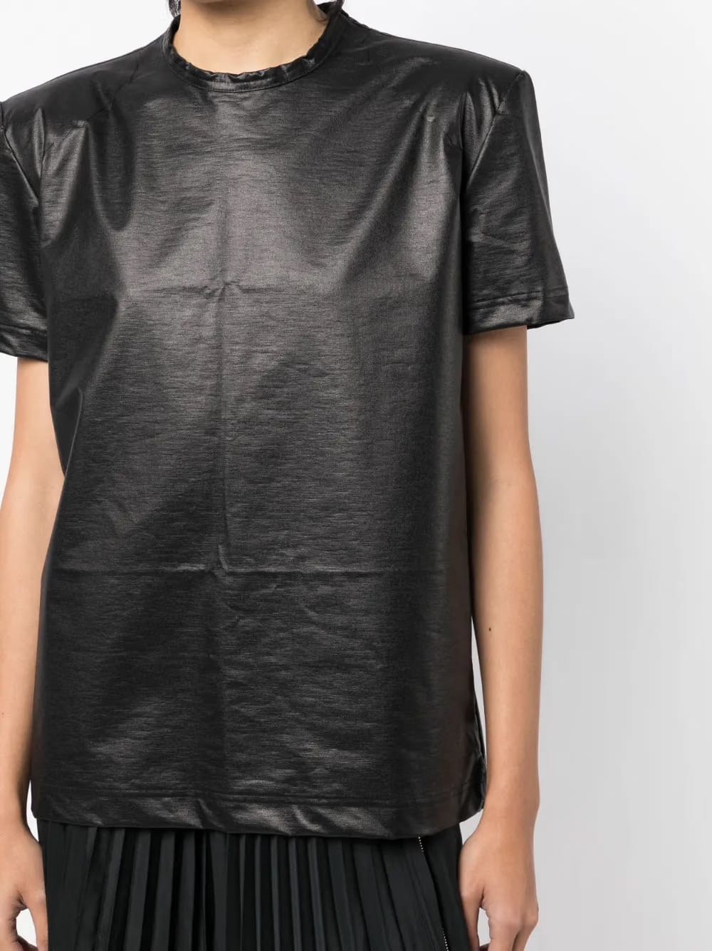 metallic short-sleeve T-Shirt
