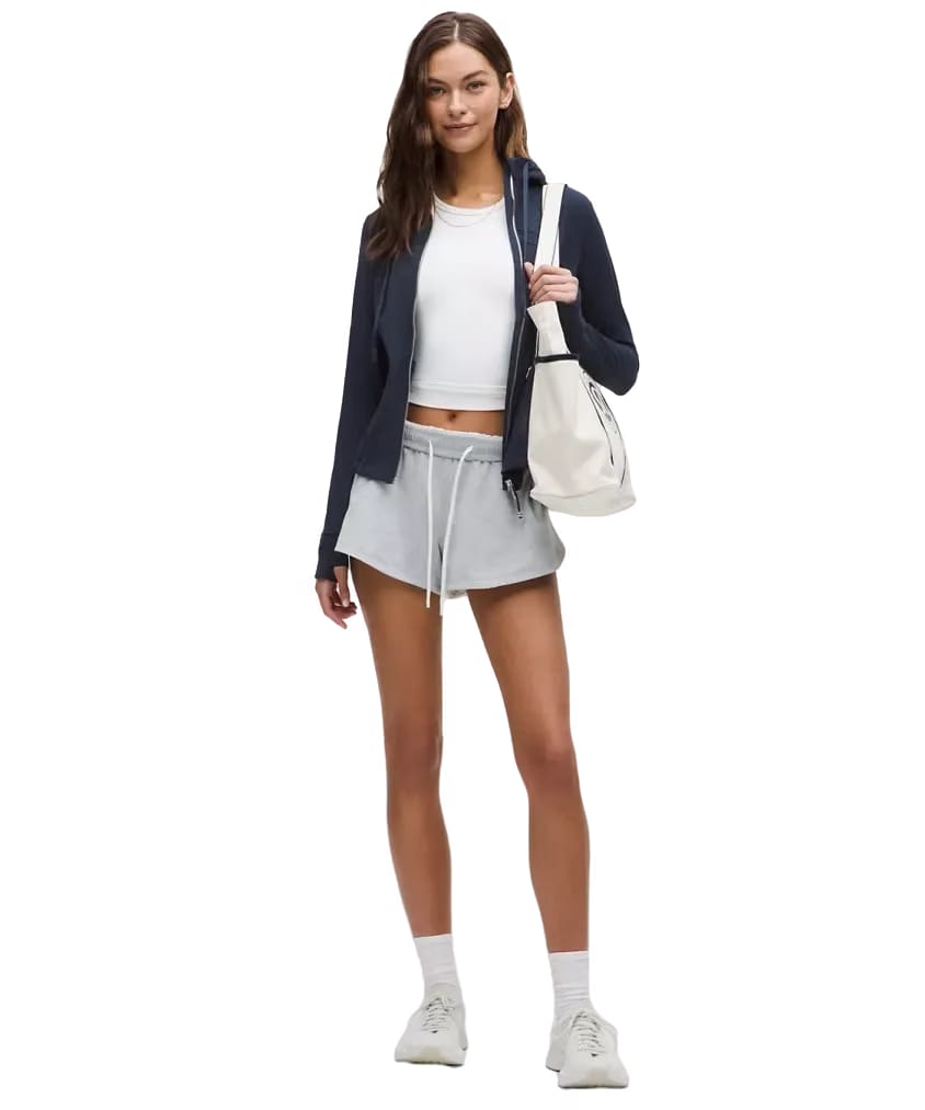 Lululemon Define Hooded Jacket Nulu True Navy/Mirror Silver